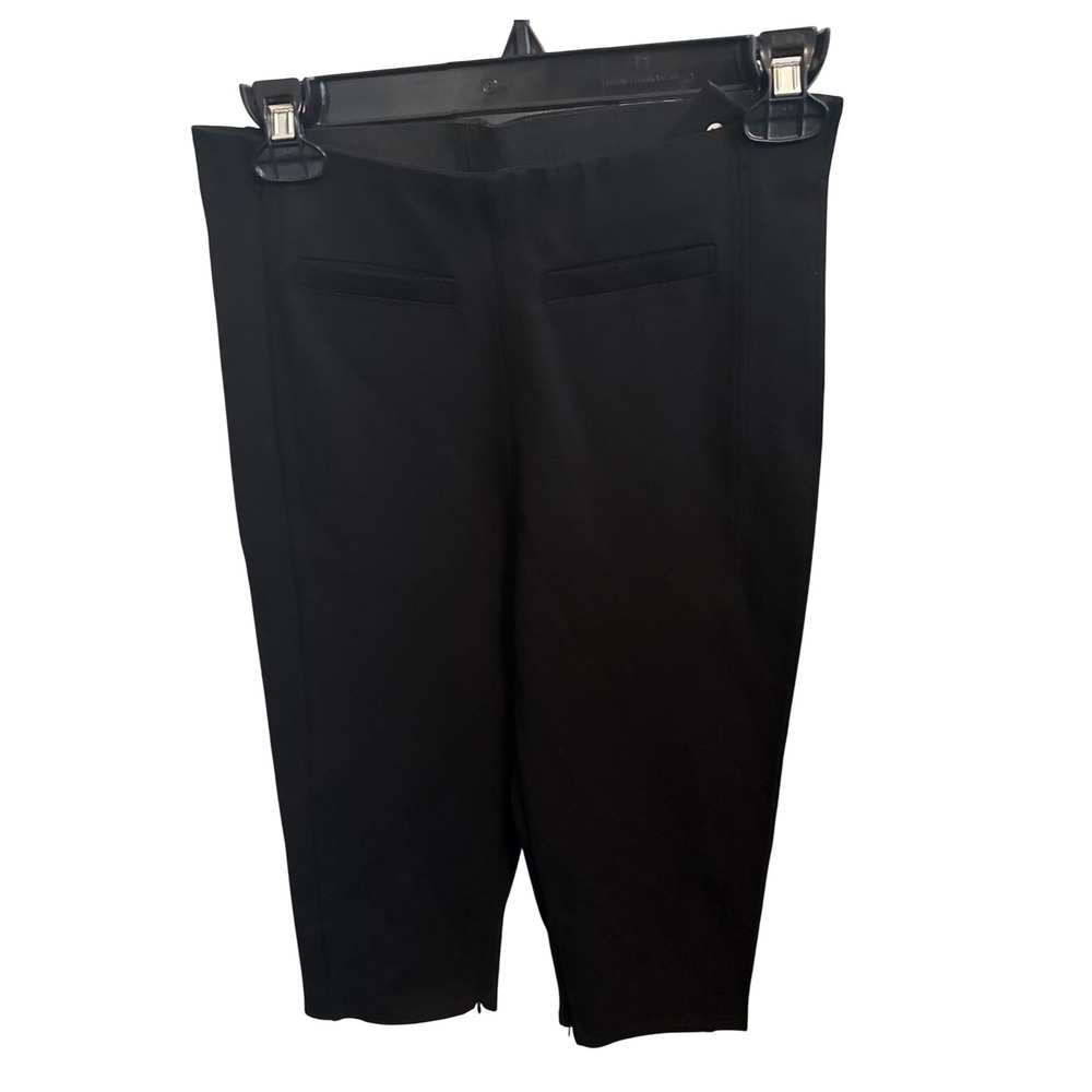 & Other Stories Stockholm Atelier Black Slim Capri Elastic Waist Pants US 6